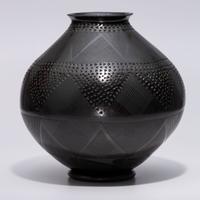 Blackware Pottery Jar