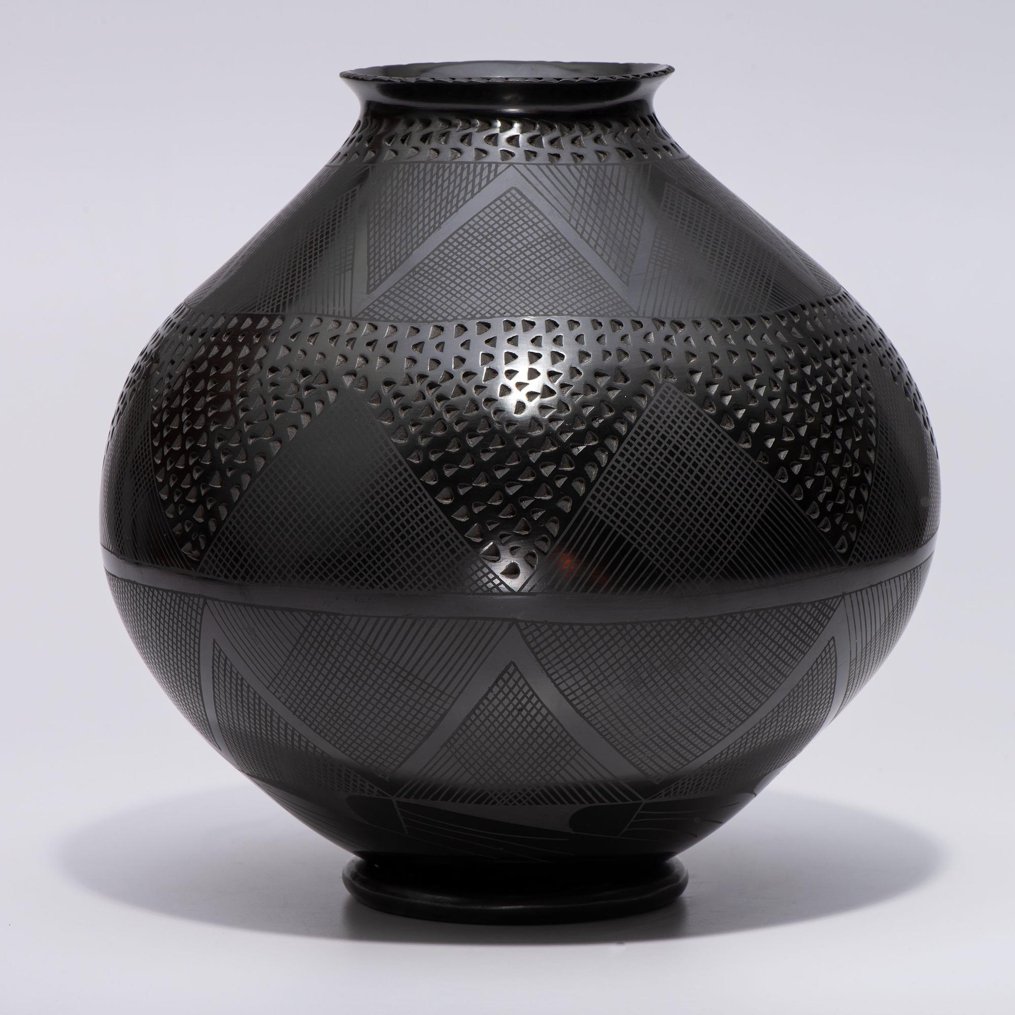Blackware Pottery Jar