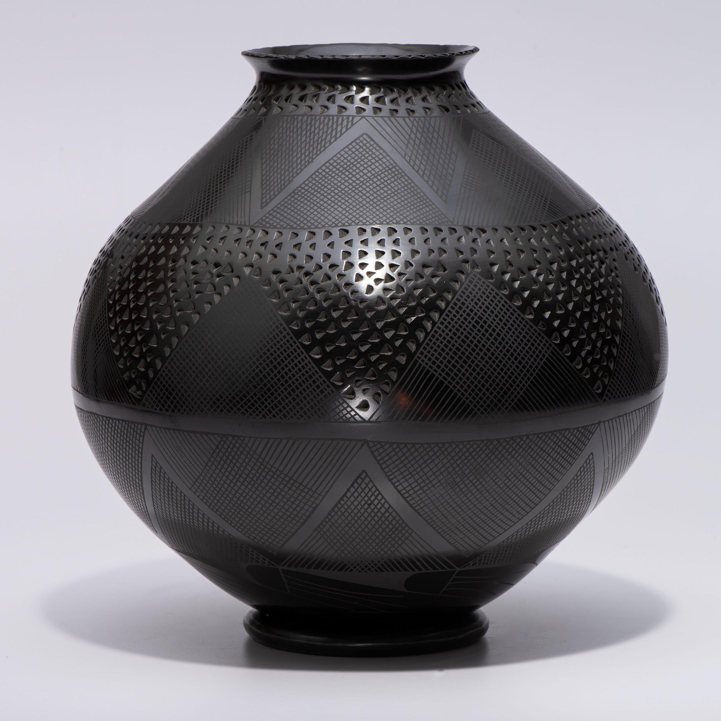 Blackware Pottery Jar