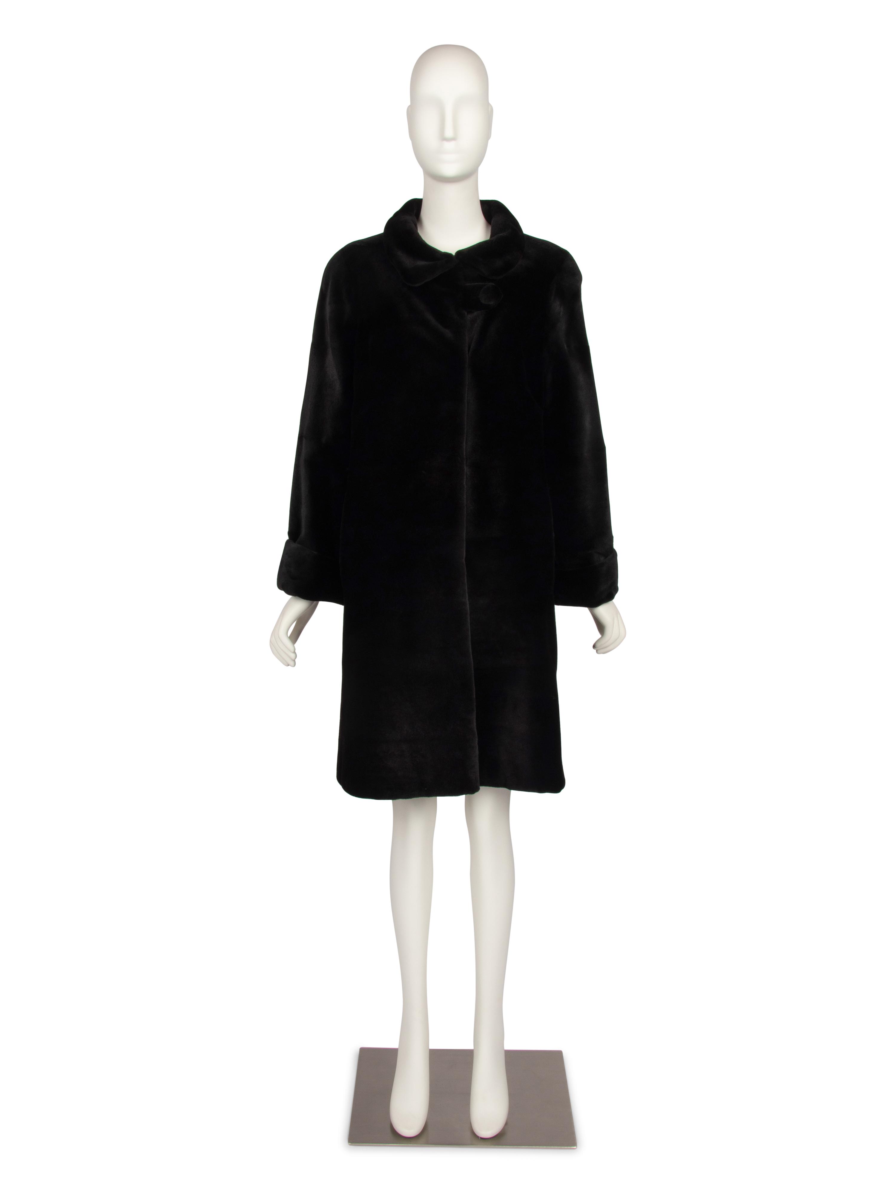 Zandra Rhodes Sheared Mink Coat, 2000s