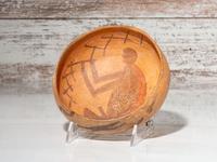 Ancestral Pueblo, White Mountain Redware Pottery Bowl