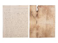 [CIVIL WAR]. Archive of 16 letters to Judge James Pryor, including some from Judge William S. Pryor.