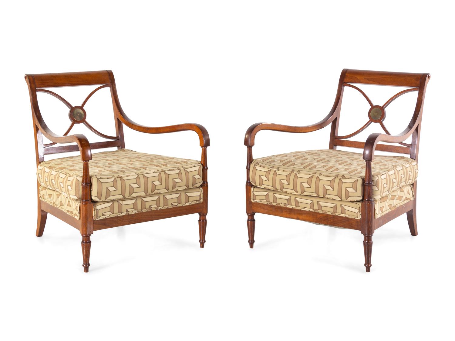 A Pair of Art Deco Fauteuils