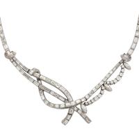 DIAMOND AND EMERALD NECKLACE