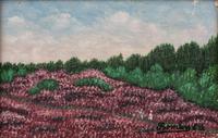 Two Figures in a Lavender Field