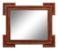 Two Tramp Art Mirrors