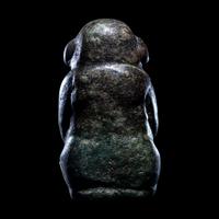 An Early Maya Stone Seated Deity