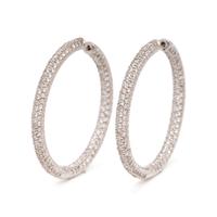 DIAMOND HOOP EARRINGS