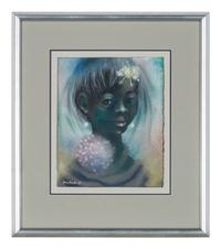 Lady with Allium, 1968