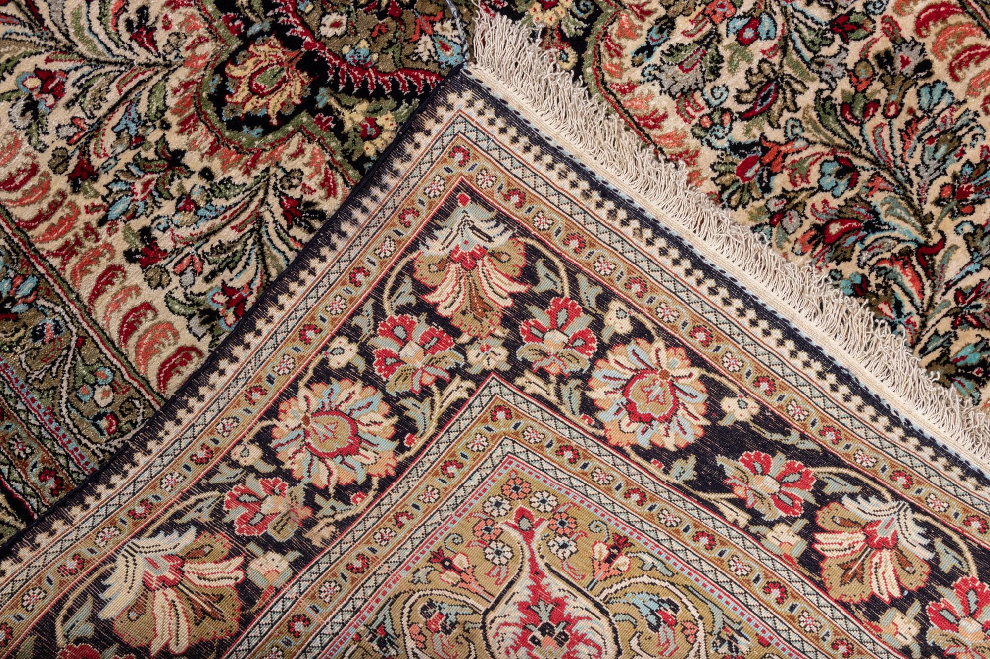 A Qum Wool Rug