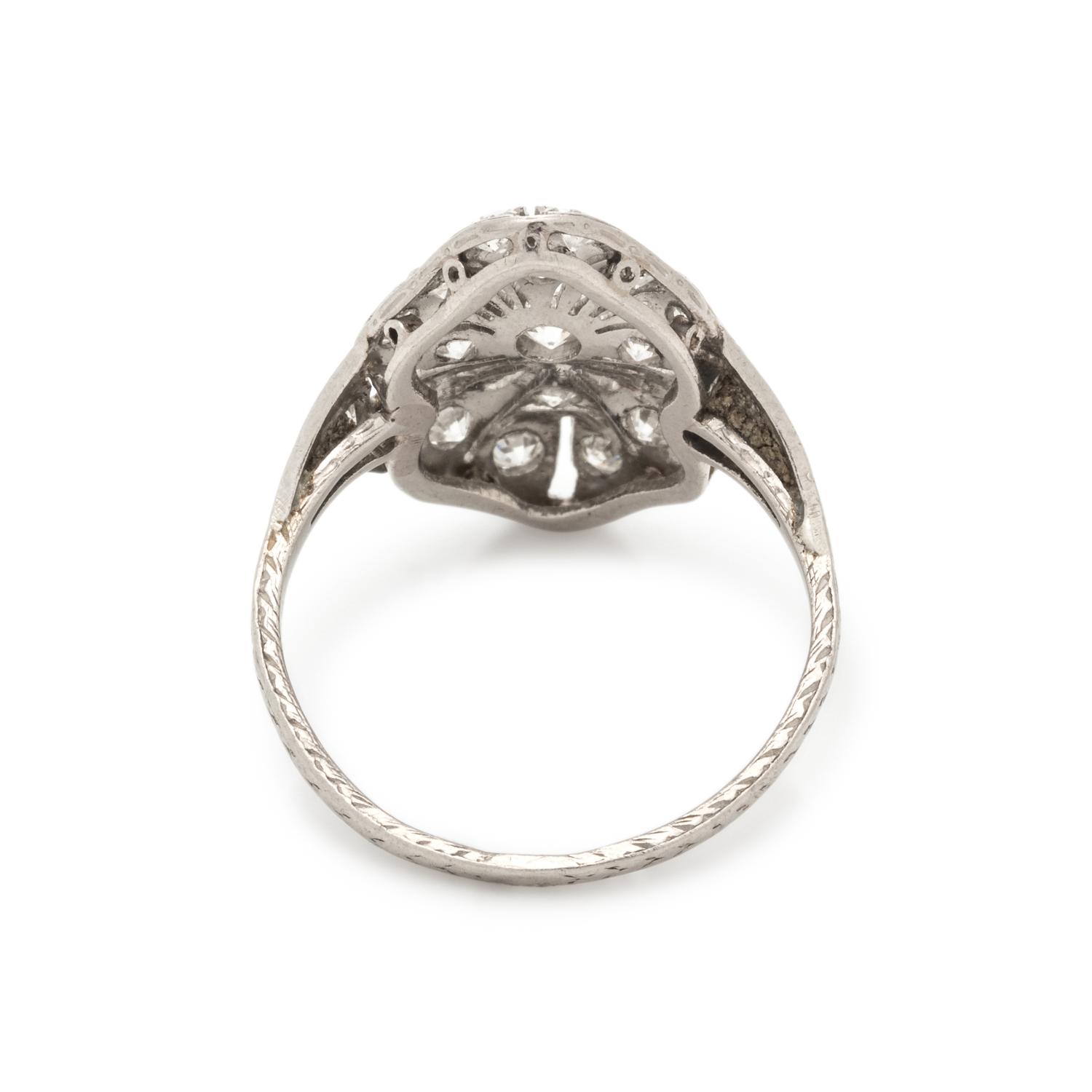 ART DECO, DIAMOND RING