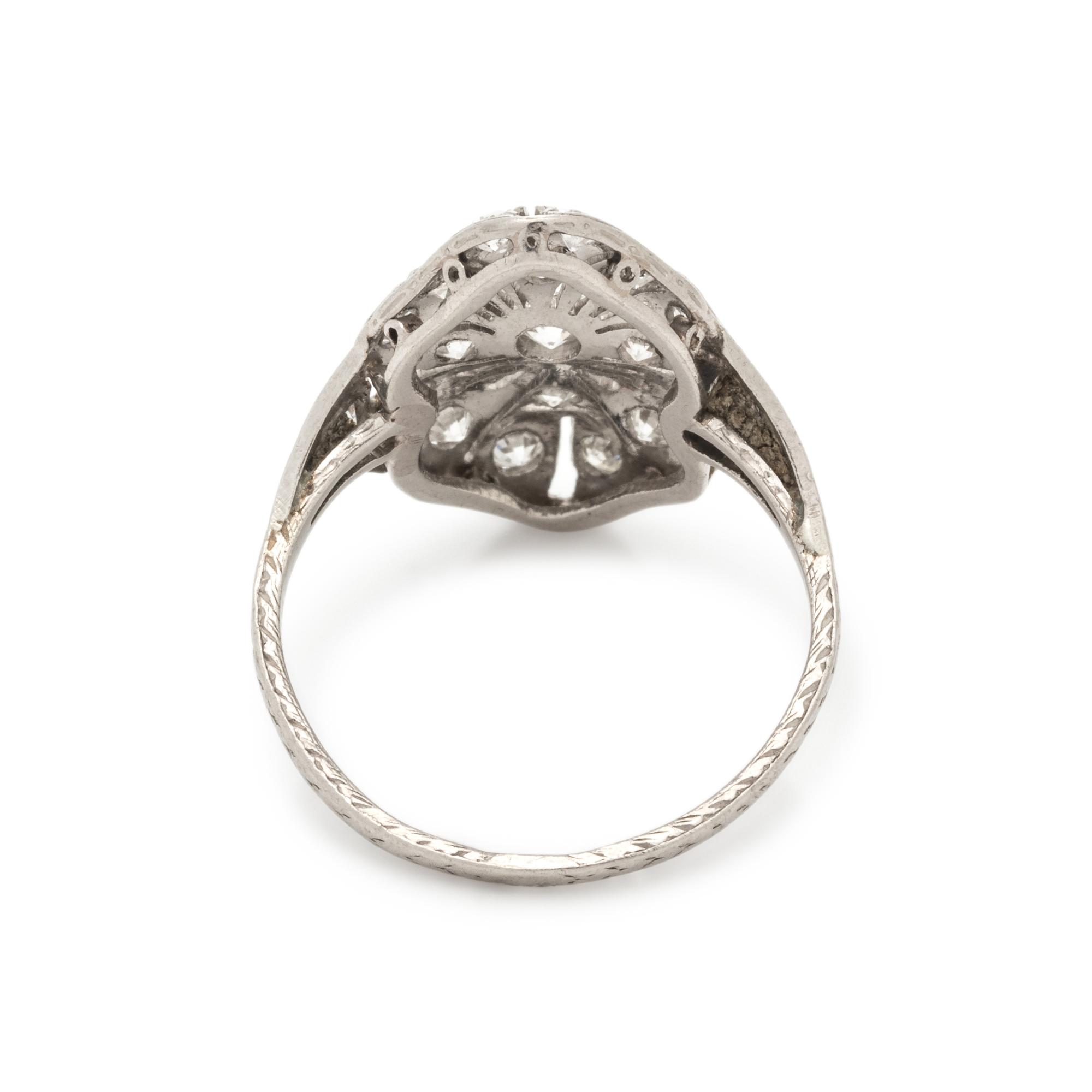 ART DECO, DIAMOND RING