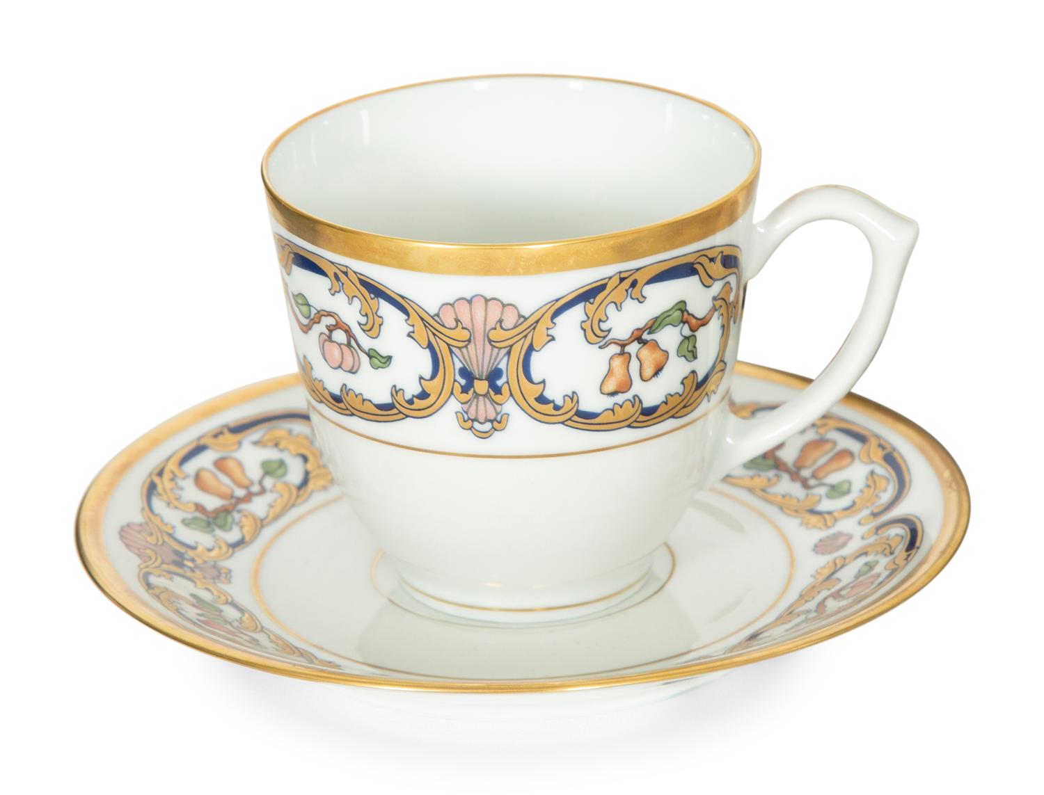 A Cartier Maison du Prince Porcelain Dinner Service