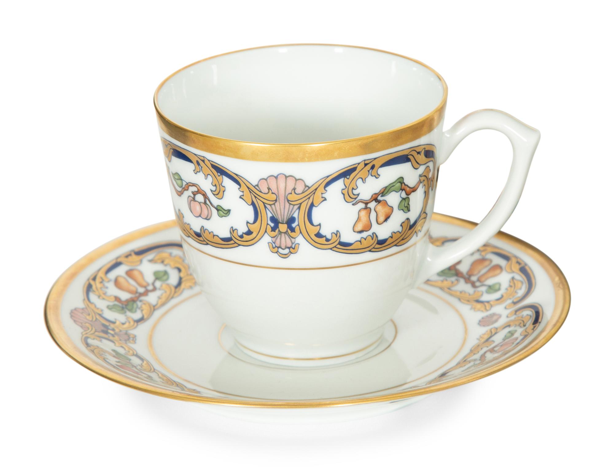 A Cartier Maison du Prince Porcelain Dinner Service