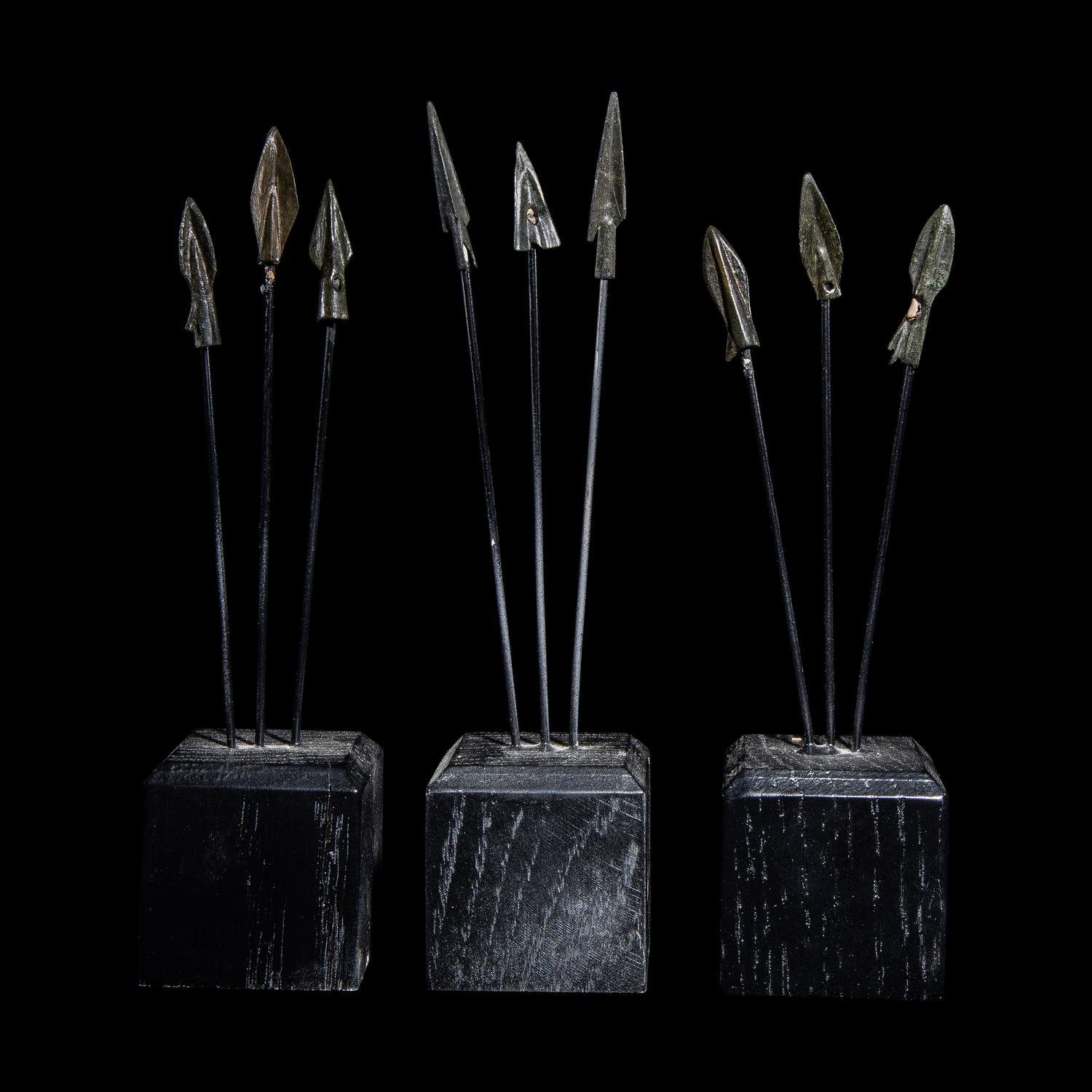 Ten Greek and Near Eastern Bronze Spearheads