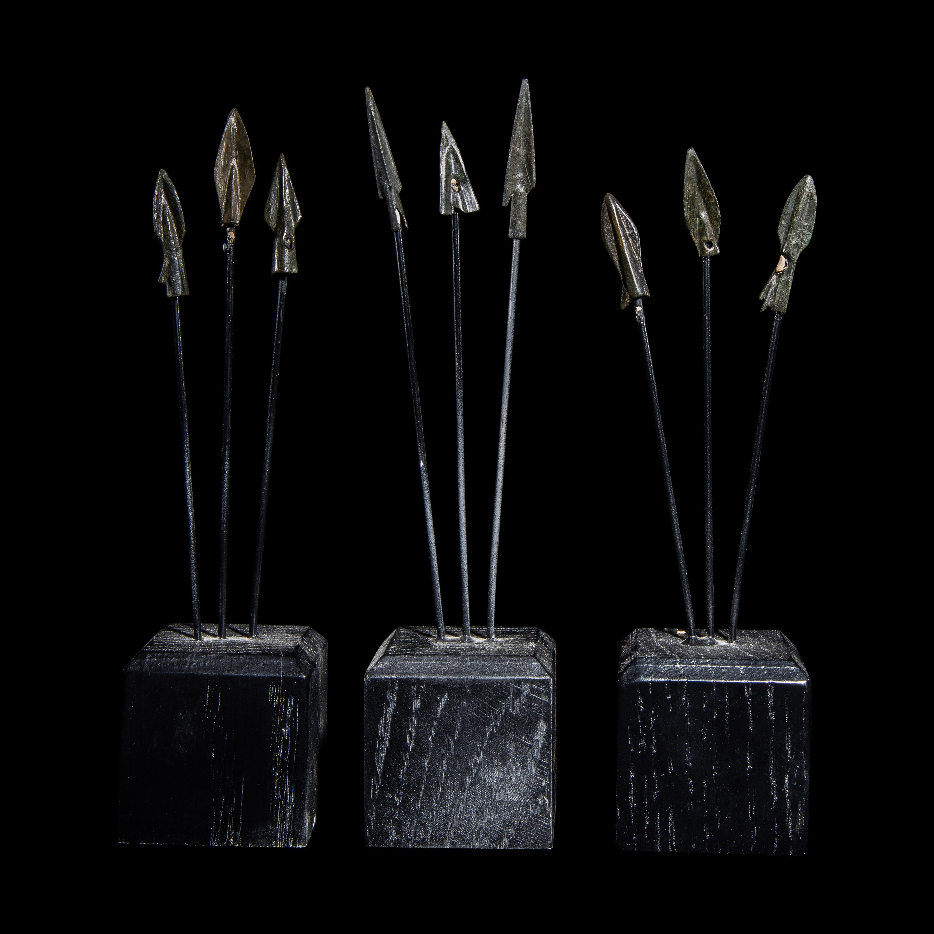 Ten Greek and Near Eastern Bronze Spearheads