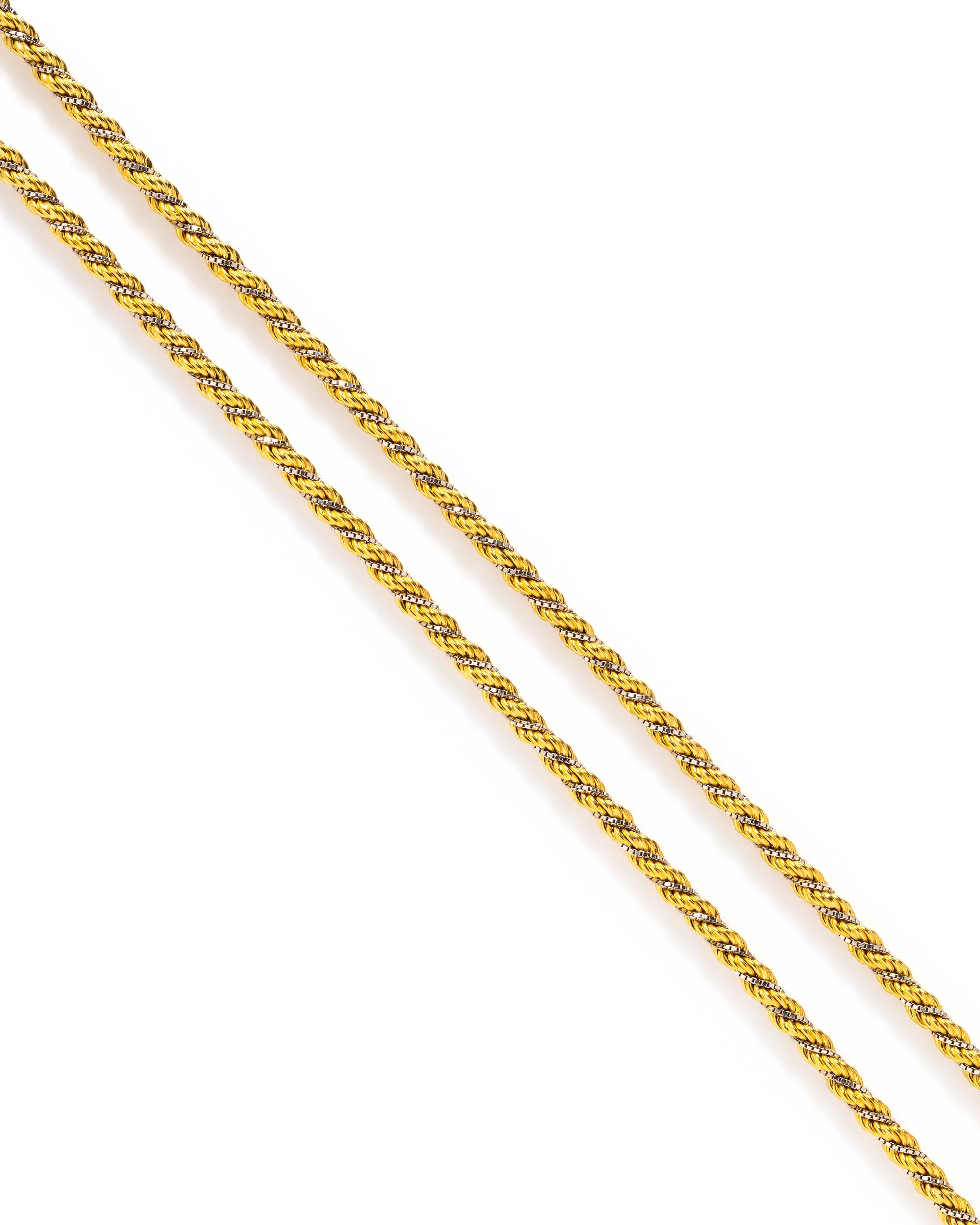 BICOLOR GOLD NECKLACE