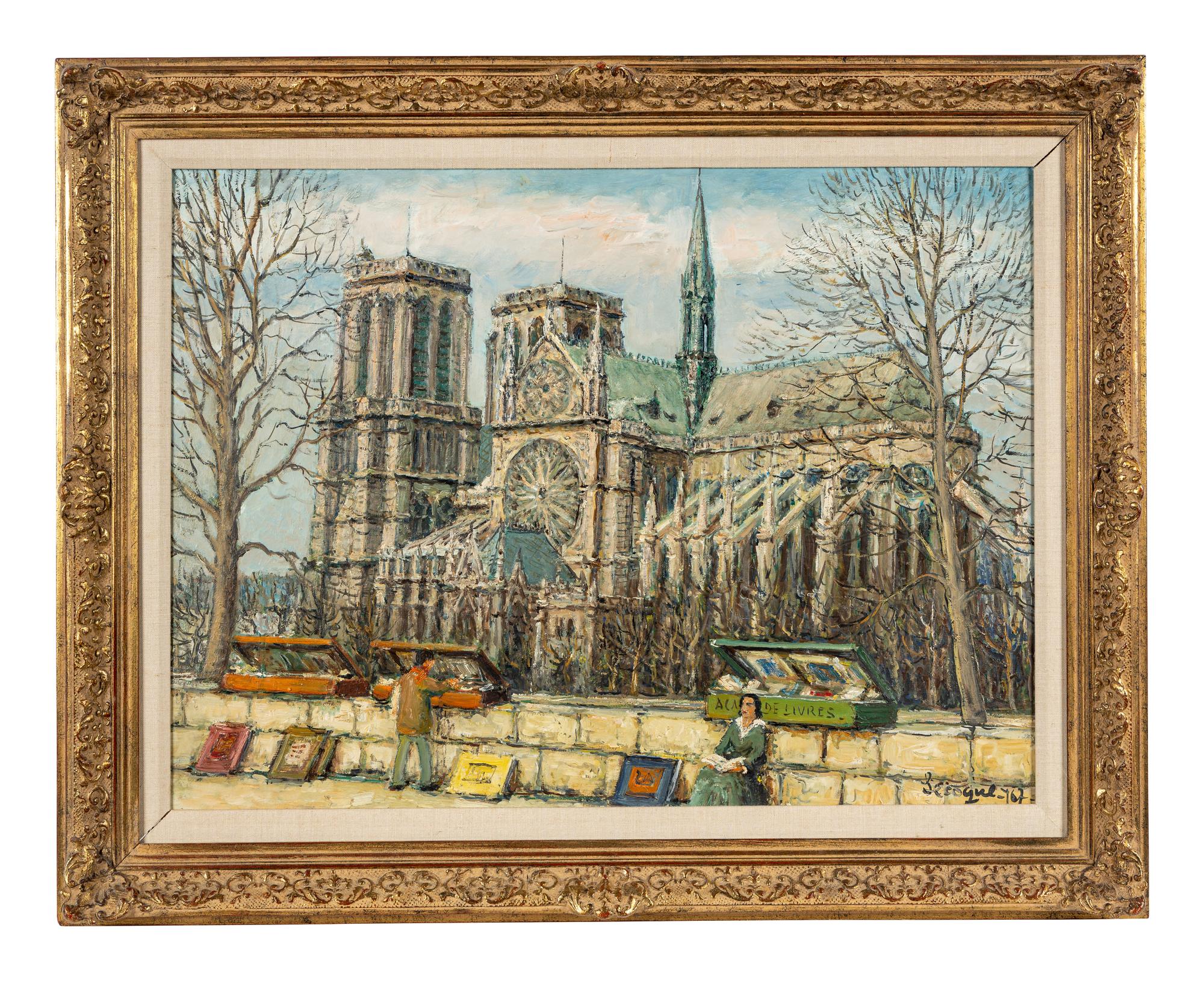 Notre Dame from Left Bank of the River Seine