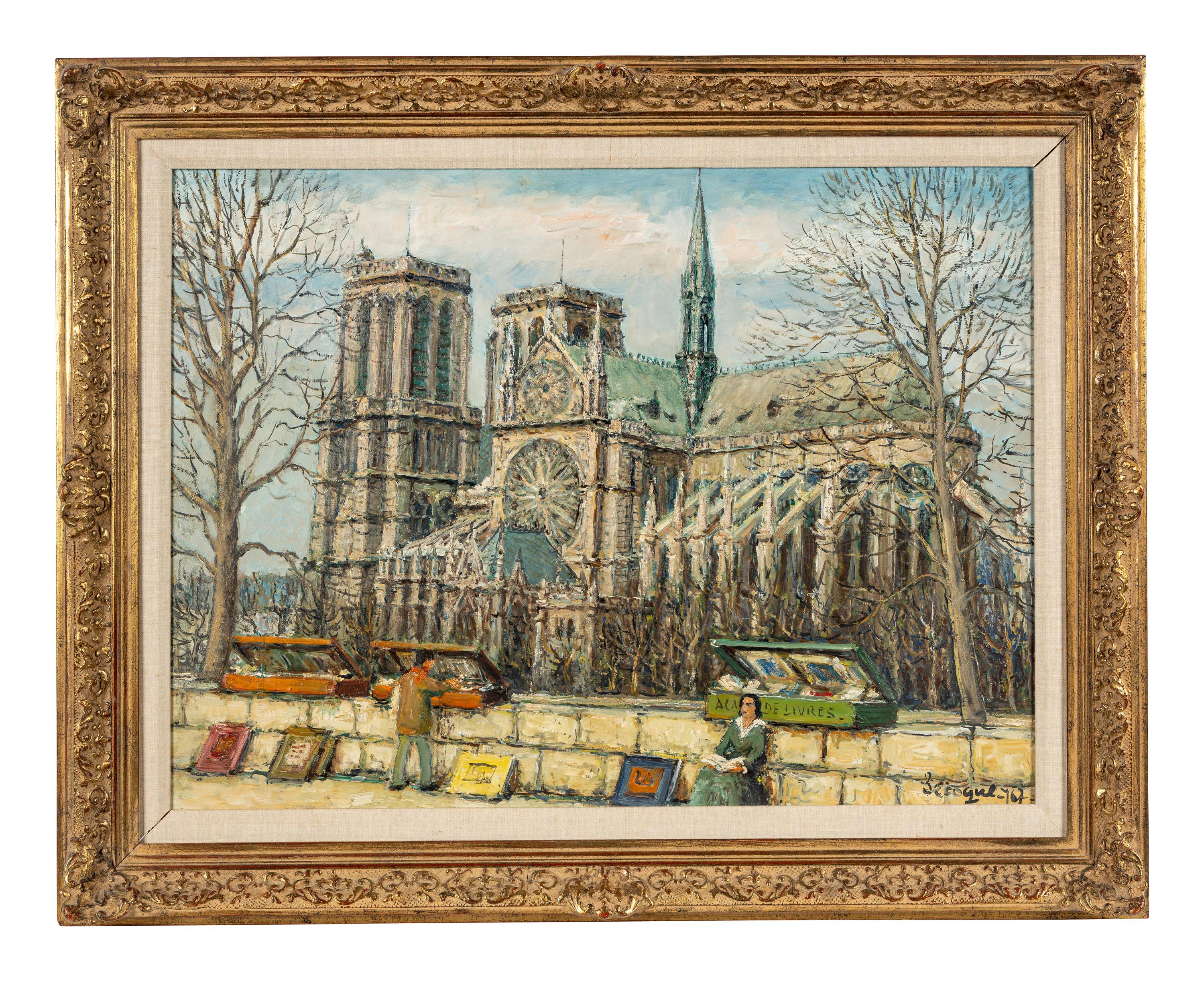 Notre Dame from Left Bank of the River Seine