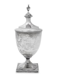 An American Silver Covered Urn