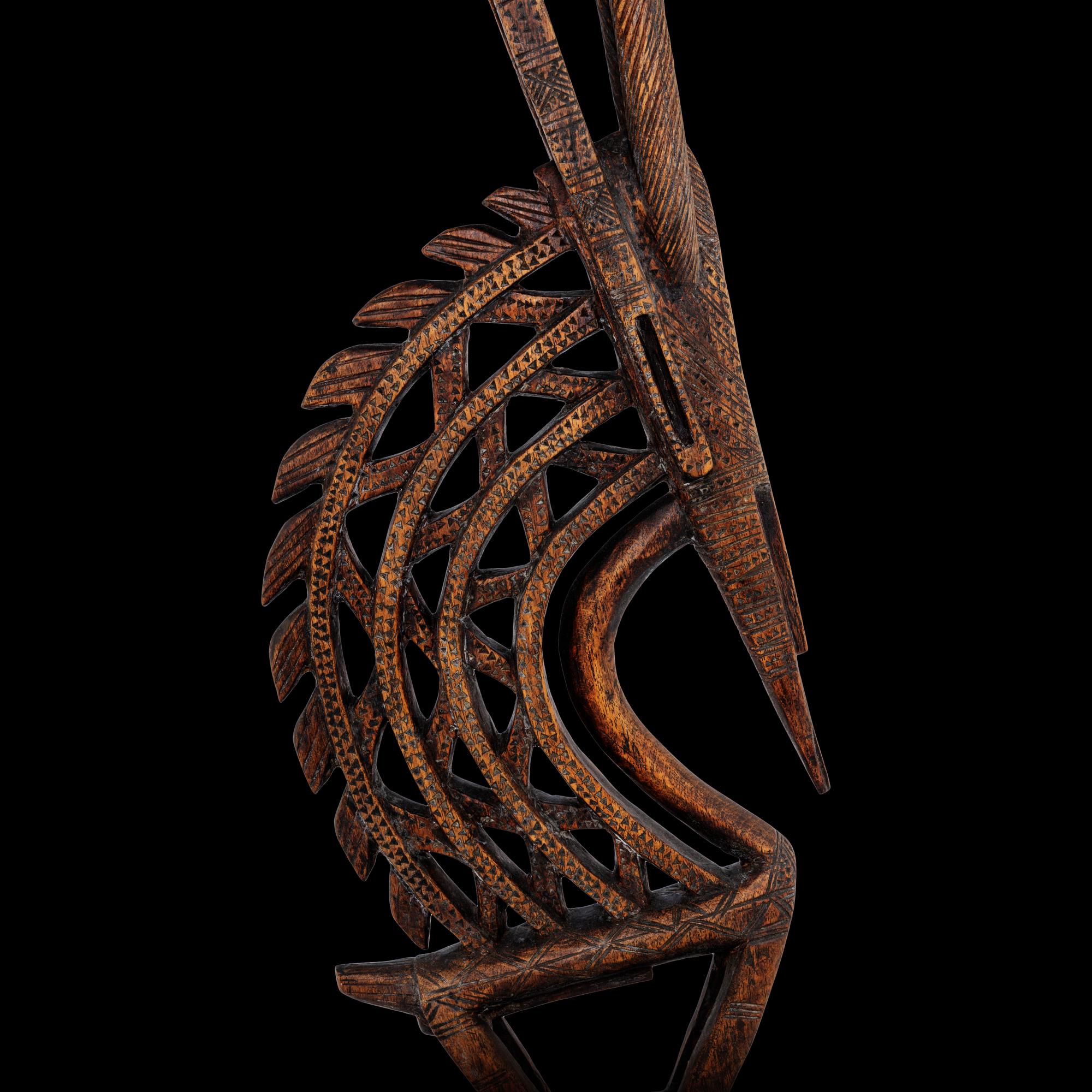 A Bambara Chiwara Antelope Headdress
