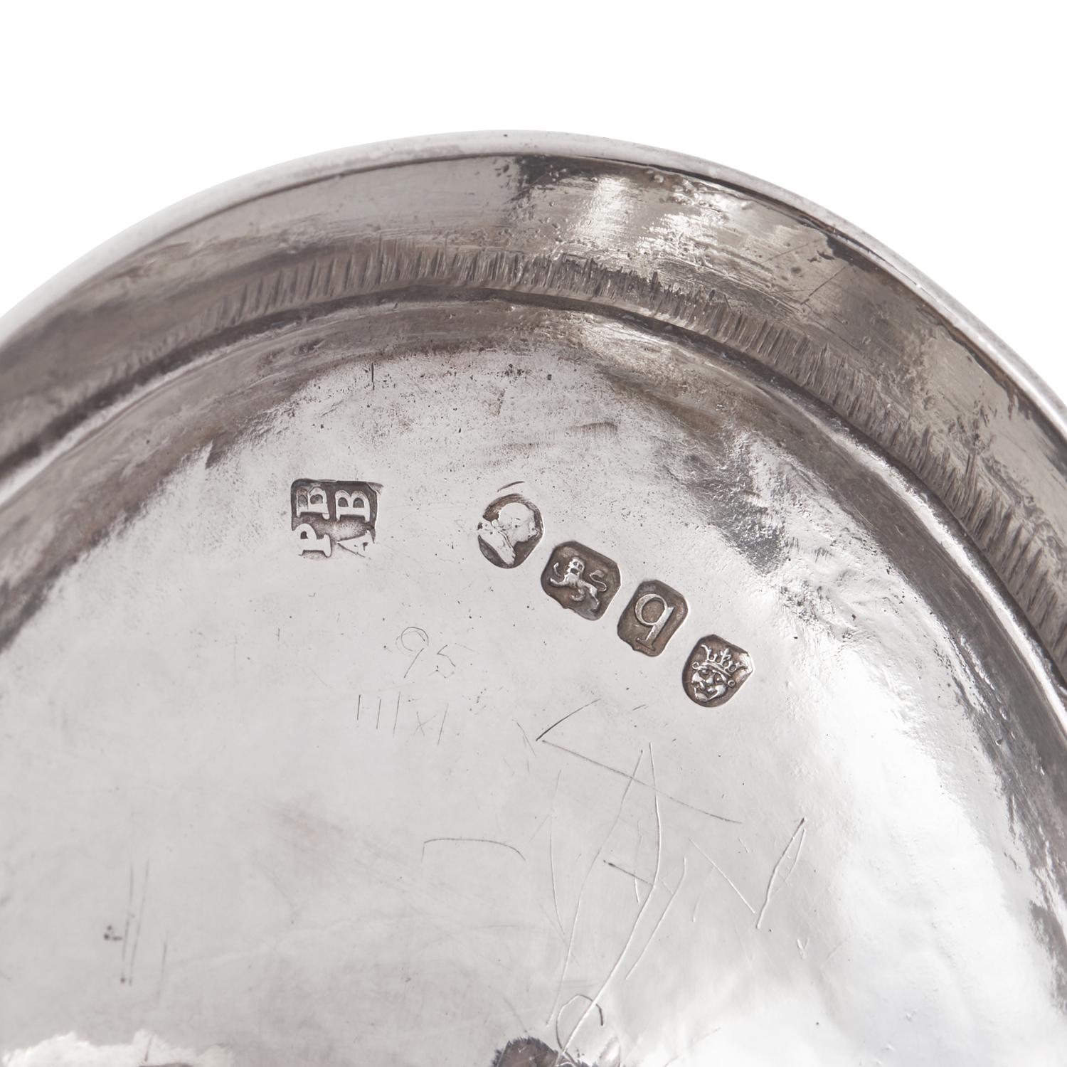 Two George III Engraved Silver Creamers and a Sugar Basket