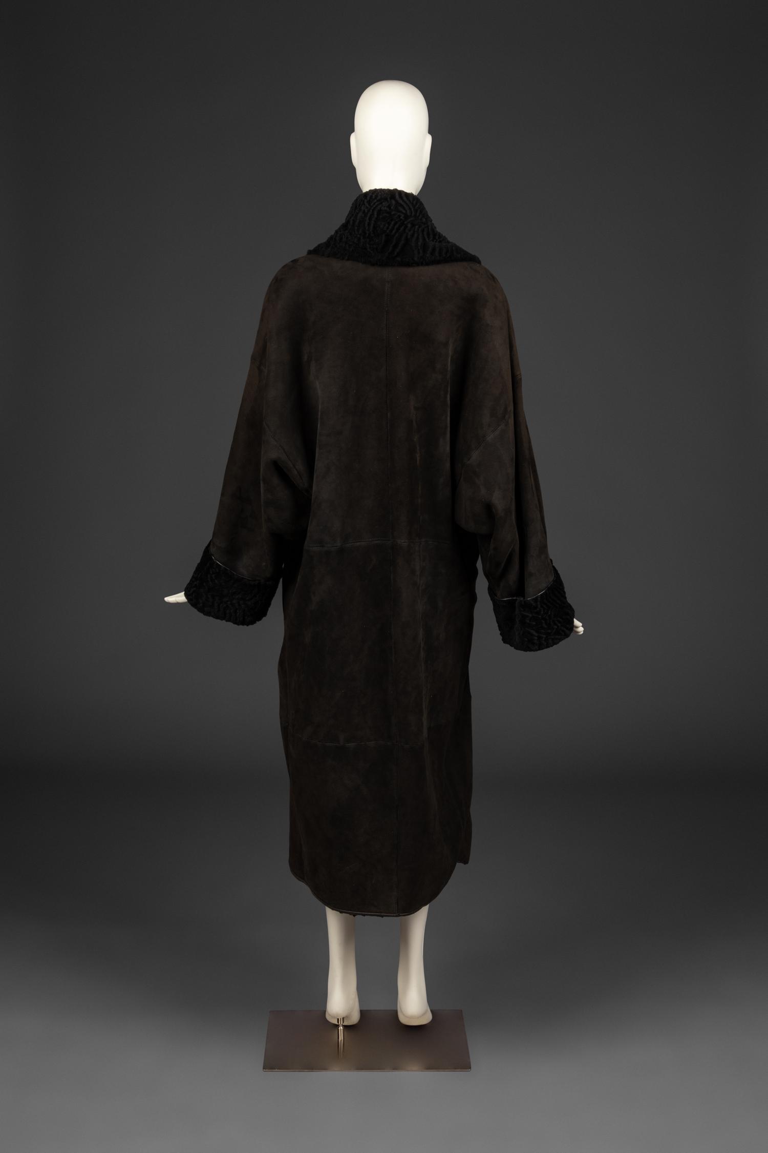 Gianni Versace Shearling Coat, 1980s