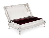 A Buccellati Silver Table Casket