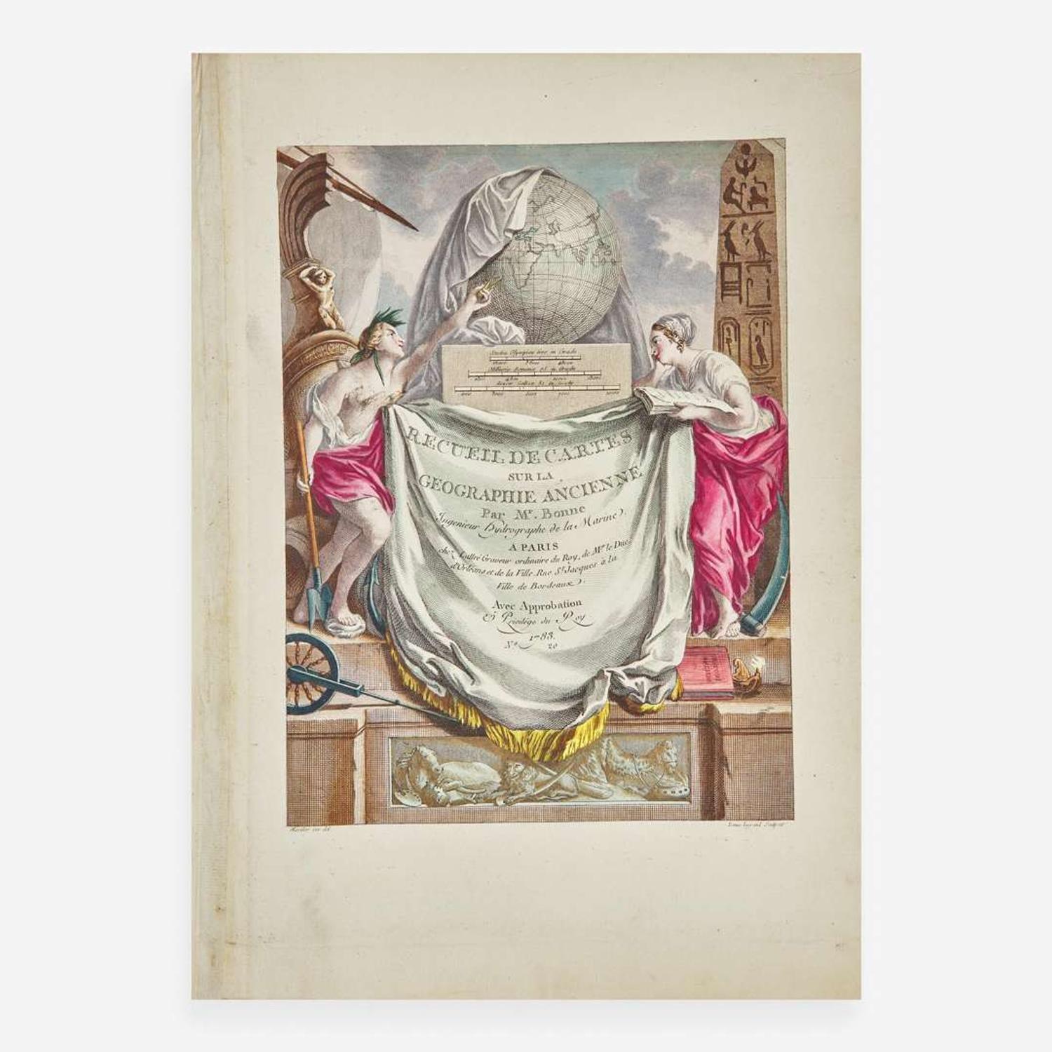 [Maps & Atlases] Bonne, (Rigobert) Recueil de cartes sur la geographie ancienne