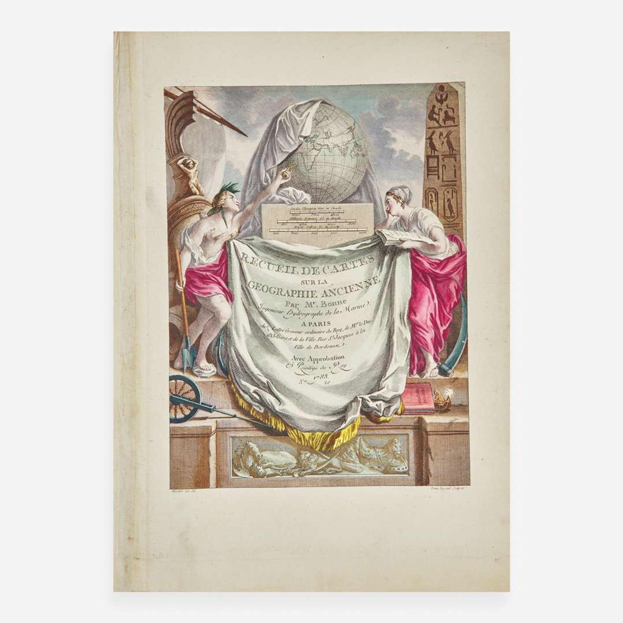 [Maps & Atlases] Bonne, (Rigobert) Recueil de cartes sur la geographie ancienne