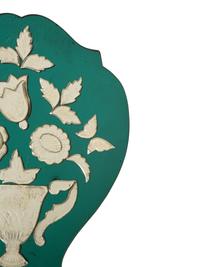 An Art Deco Venetian Style Mirrored Glass Wall Plaque