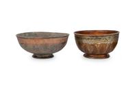Two Tinned Copper Bowls