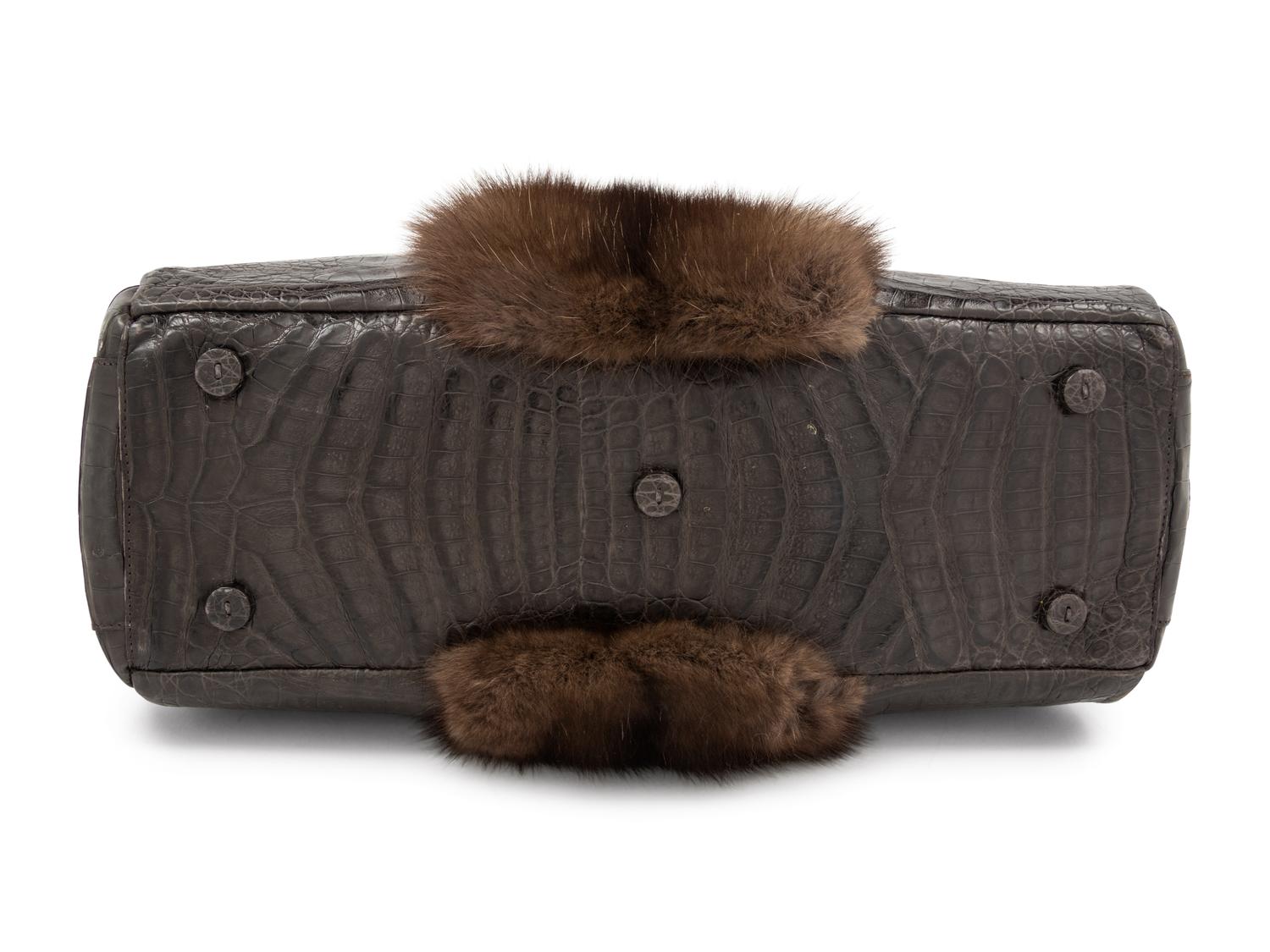Nancy Gonzalez Sable and Crocodile Bag, 2000s — Retails now at Neiman Marcus for $3,060.00