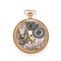 Elgin, 14K Yellow Gold Open Face Pocket Watch, Circa 1922