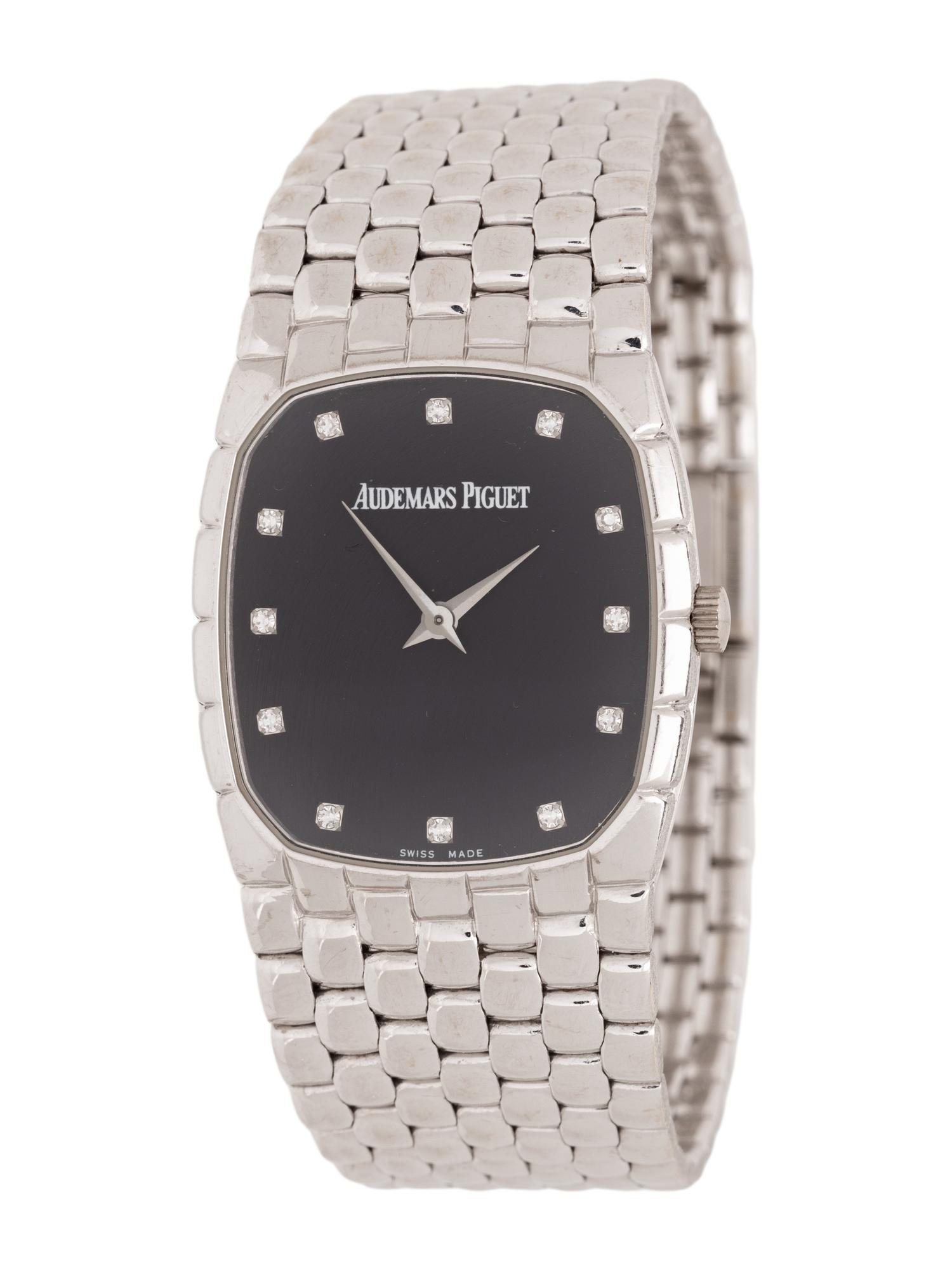 AUDEMARS PIGUET, 18K WHITE GOLD 'COBRA' WATCH