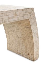 Bone Tile Veneered Console Table