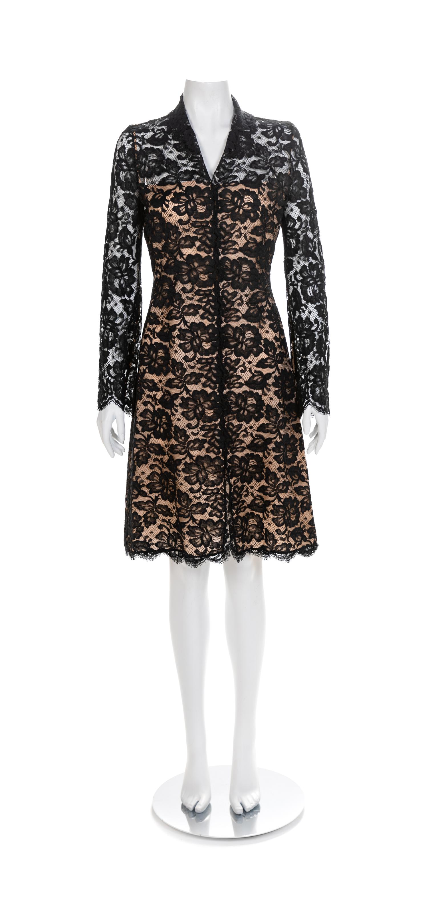 Sheer Black Lace Jacket, 2000s No size label