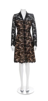 Sheer Black Lace Jacket, 2000s No size label