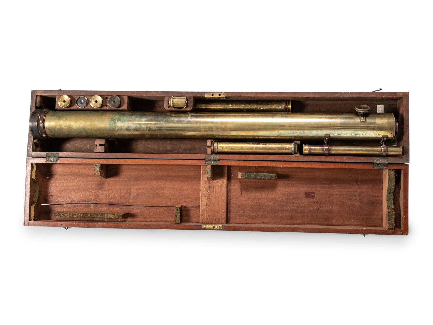 Two English Brass Astronomical Telescopes