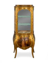 A Louis XV Style Vernis Martin Vitrine — 20TH CENTURY