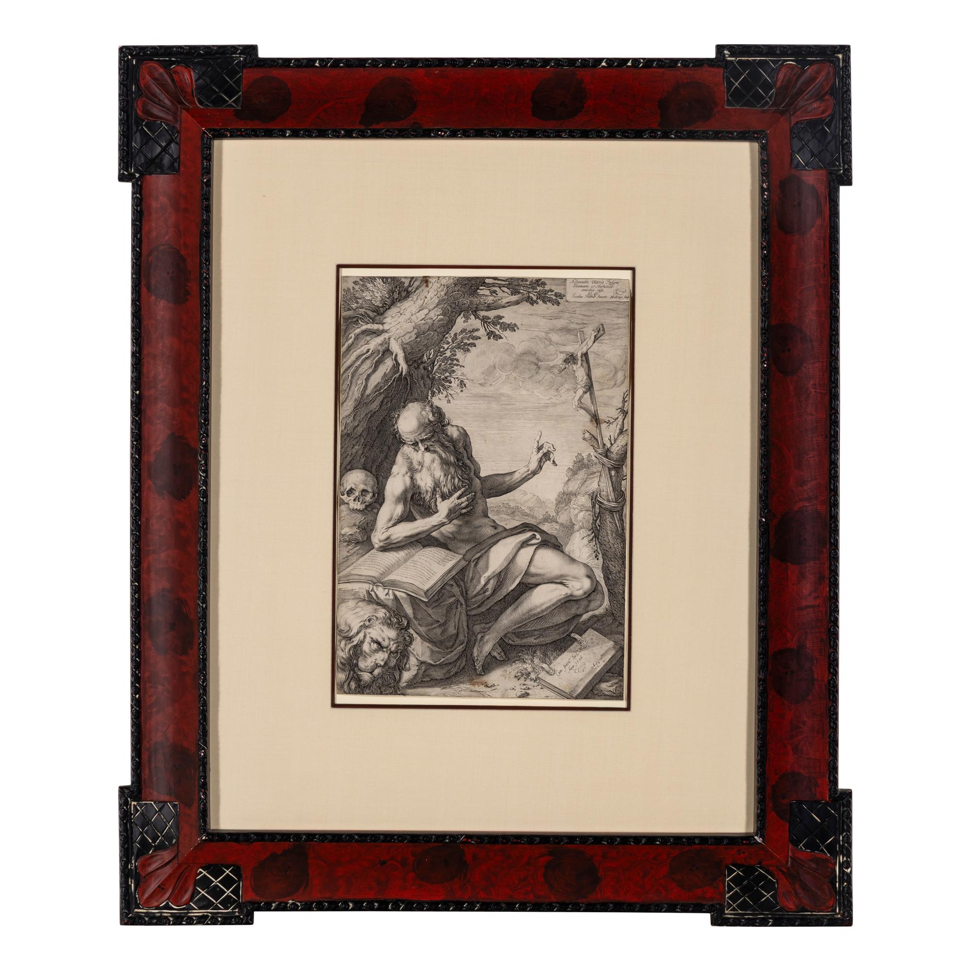 Hendrick Goltzius (Dutch, 1558–1617) — St. Jerome , 1596