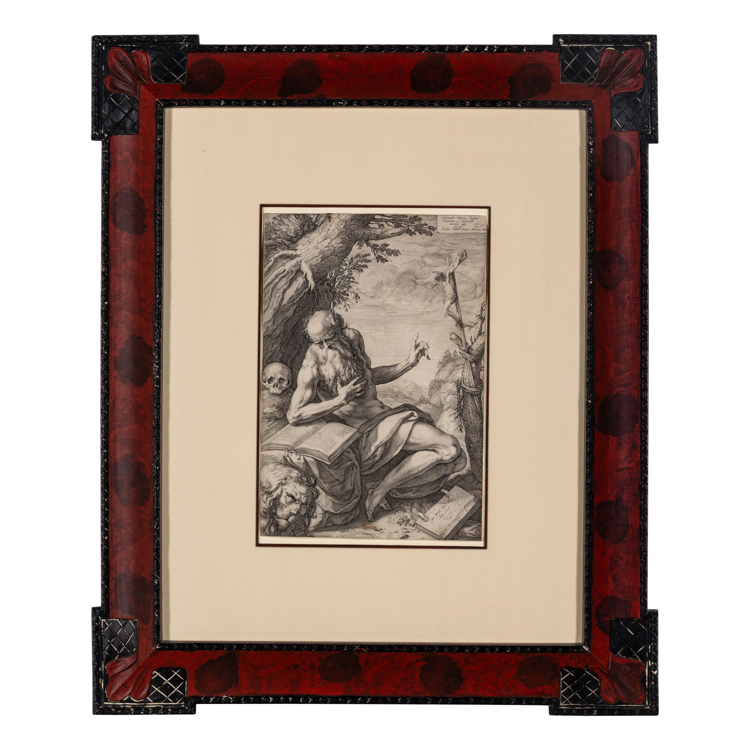 Hendrick Goltzius (Dutch, 1558–1617) — St. Jerome , 1596