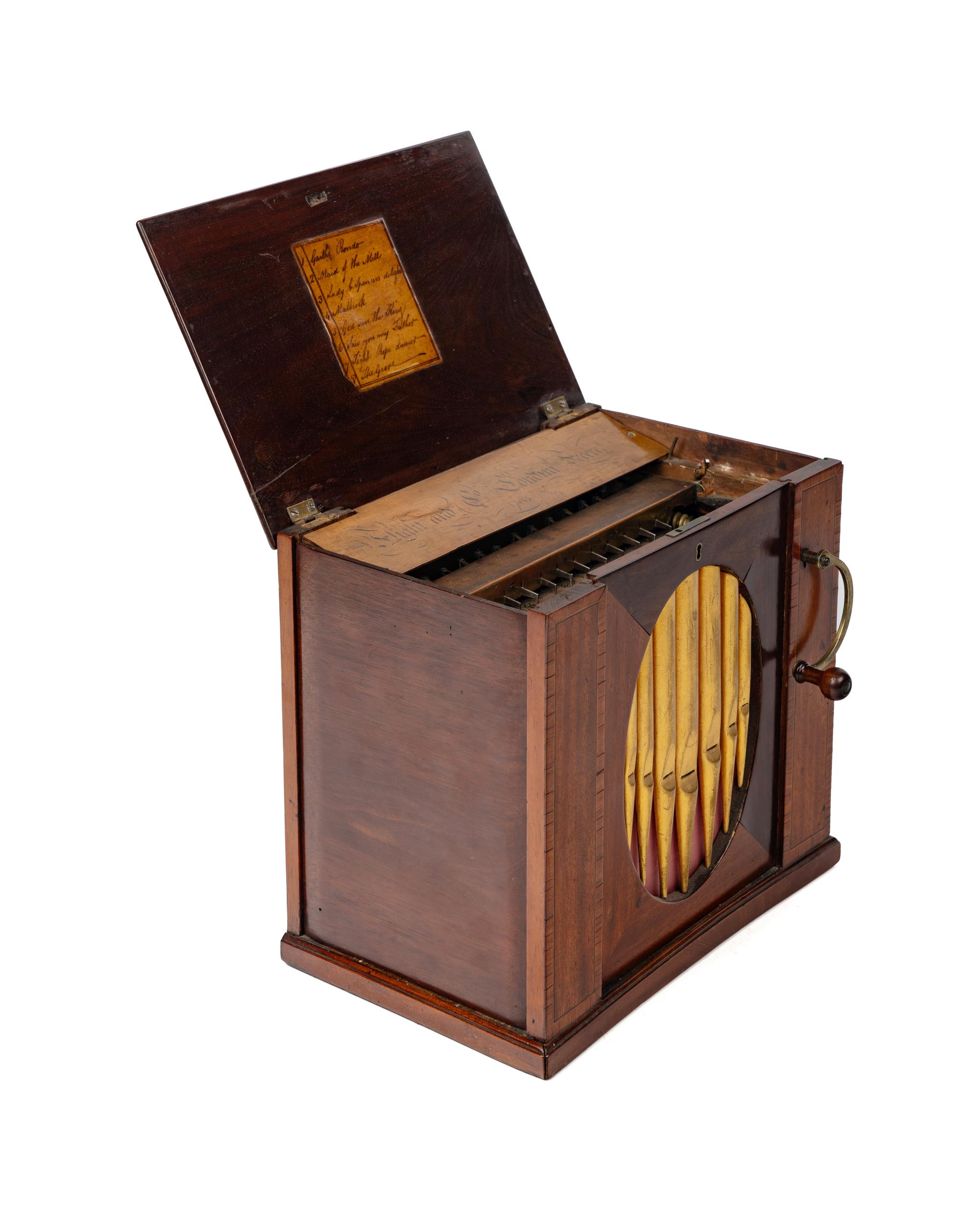 A Table Barrel Organ by Flight and Co.