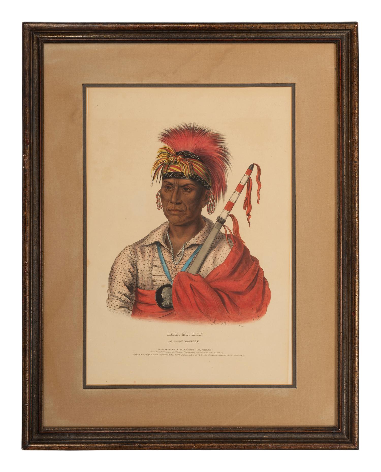 [NATIVE AMERICANS]. McKENNEY, Thomas L. (1785-1859) & James Hall (1793-1868), after Charles Bird King (1785-1862).