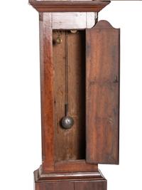 A Federal Carved Cherrywood Tall Case Clock
