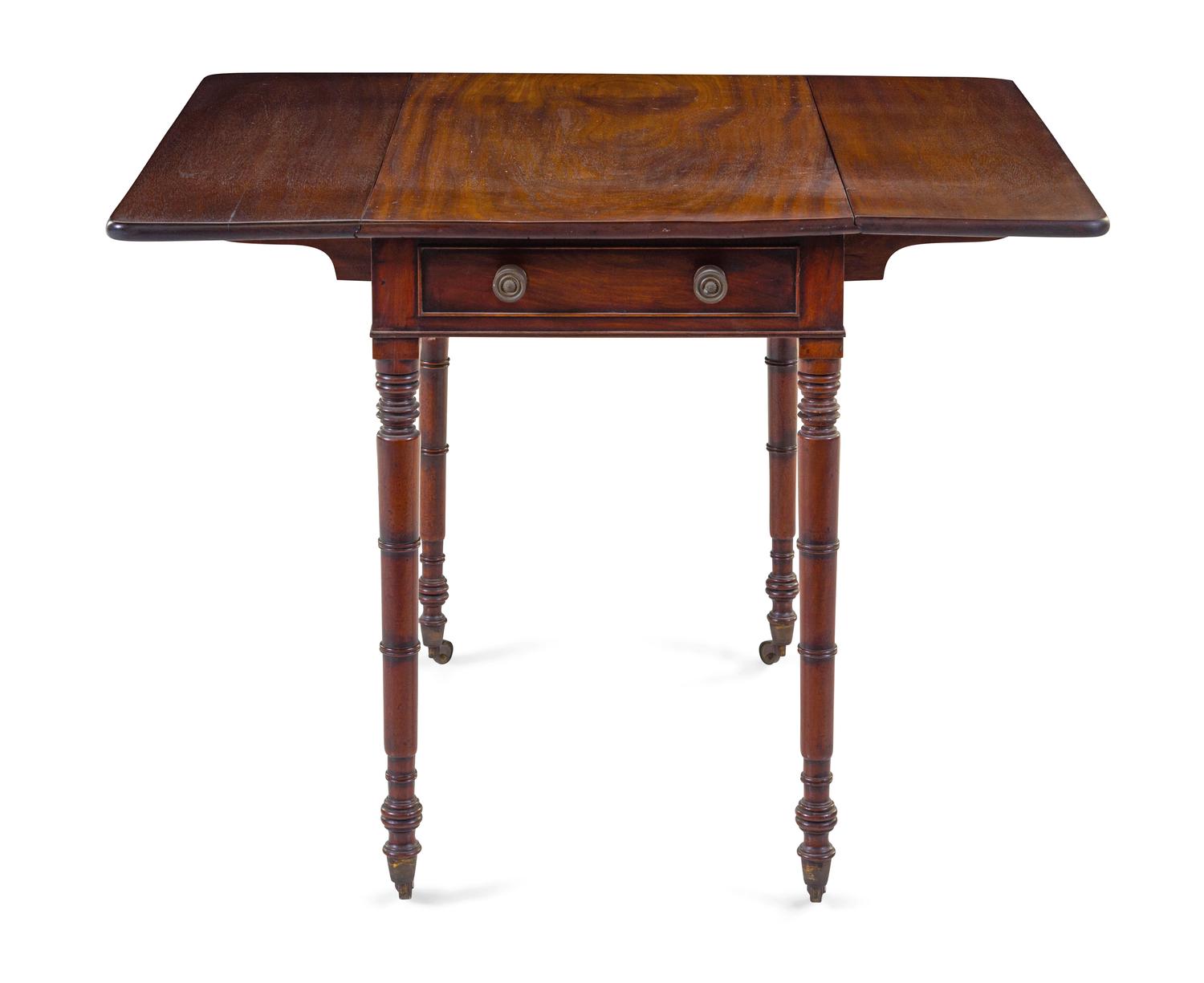 A Regency Style Mahogany Pembroke Table — LATE 19TH CENTURY
