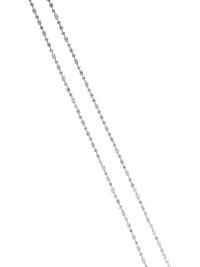 ZYDO, FANCY SHAPED DIAMOND AND WHITE GOLD LONG CHAIN