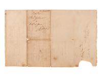 [PENNSYLVANIA]. Warrant for a list of men eligible for militia service in Philadelphia, PA. 23 April 1788.