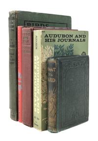(ORNITHOLOGY) A collection of books pertaining to bords and bird watching, in two boxes.