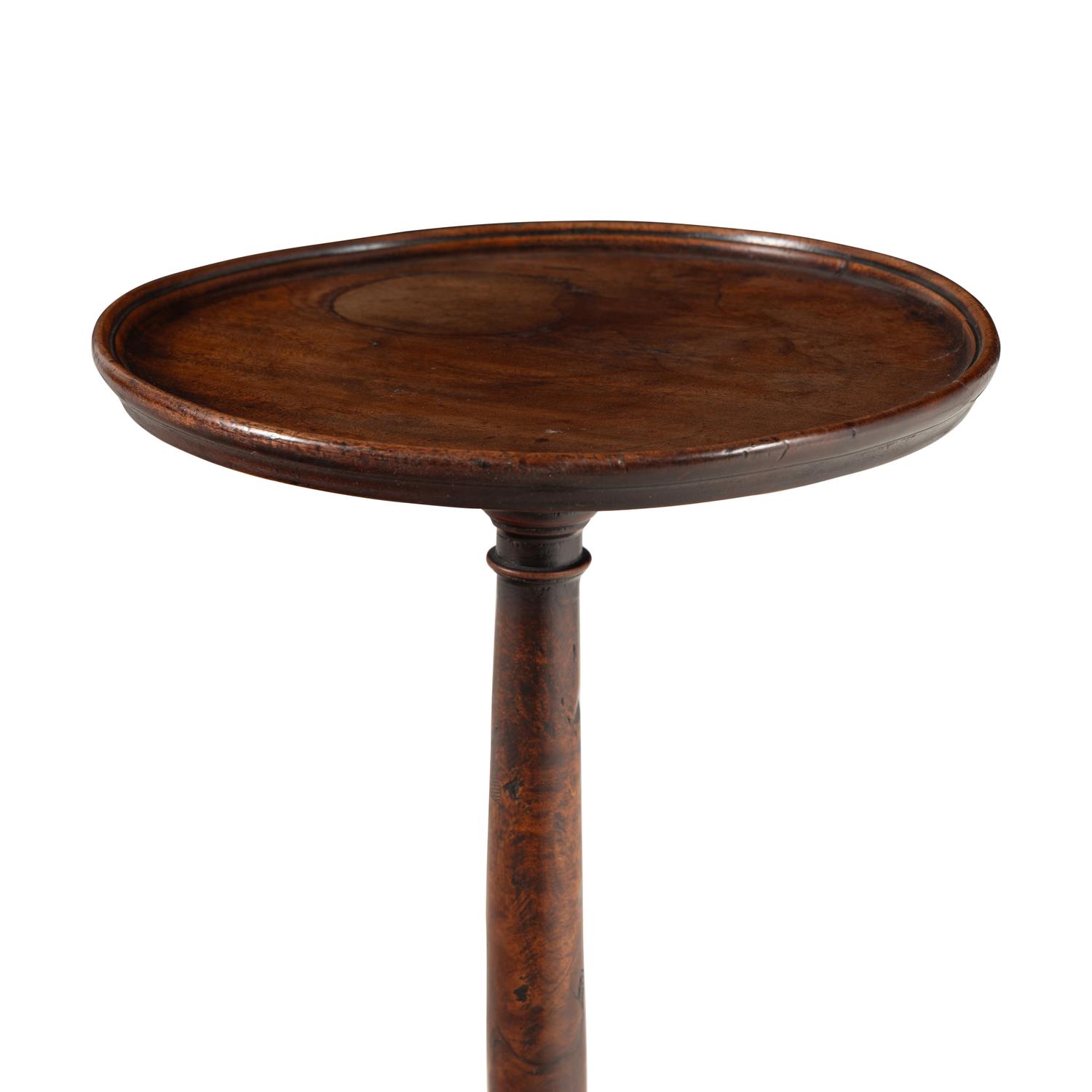 A George III Mahogany Candle Stand